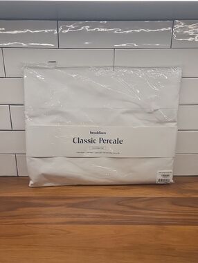 Brooklinen Classic Percale Core Sheet Set — White